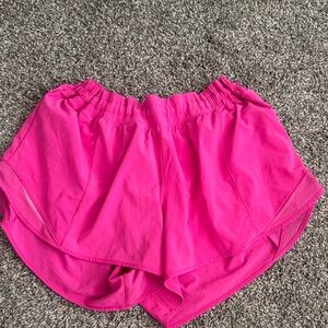 lululemon athletica Vibrant Pink Athletic Shorts